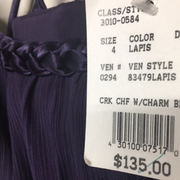 David’s Bridal Purple Lapis Bridesmaids Dress - Picture 8 of 9